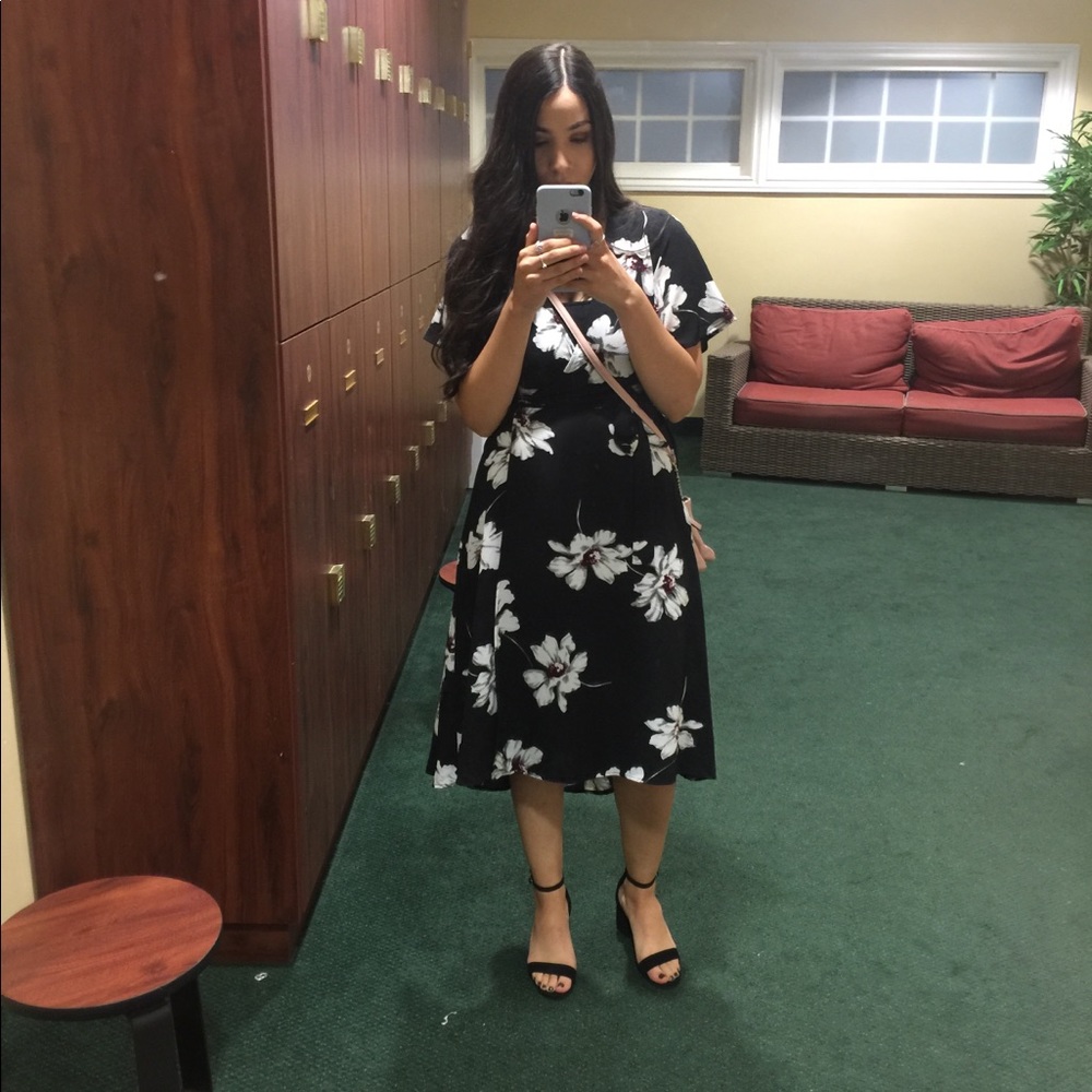 Black Wrap dress